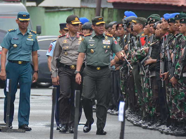 TNI-Polri Amankan Kedatangan Presiden Micronesia, Piter Marthin Christian di Maluku