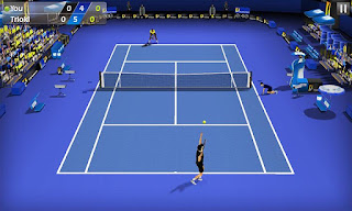 Adalah sebuah game olah raga dengan pendekatan gameplay yang berbeda 3D tennis apk