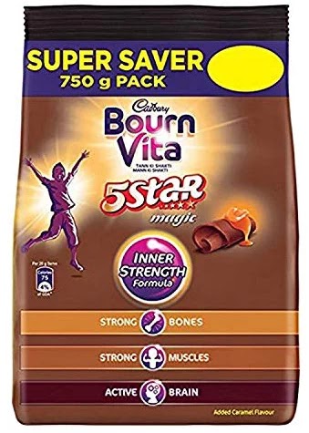 Cadbury Bournvita 5 Star Magic Health Drink Pack - 750g at Rs.244