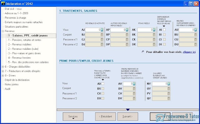 ClickImpôts First Step 2009 : calculez et remplissez facilement votre déclaration de revenus