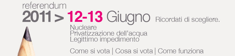 referendum 12-13 giugno 2011 nucleare