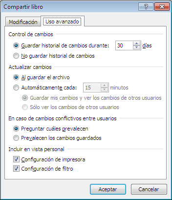 Permitir que varios usuarios modifiquen un libro de Excel al mismo tiempo_imagen3