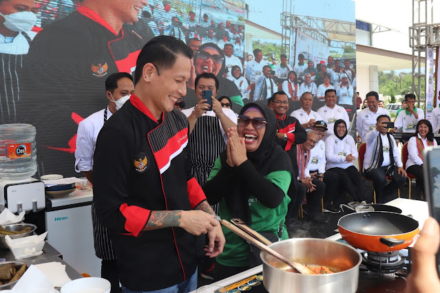 Chef Juna sukses pukau ribuan masyarakat di Pekan Vokasi BPVP Lotim