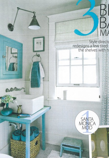 Turquoise Bathroom