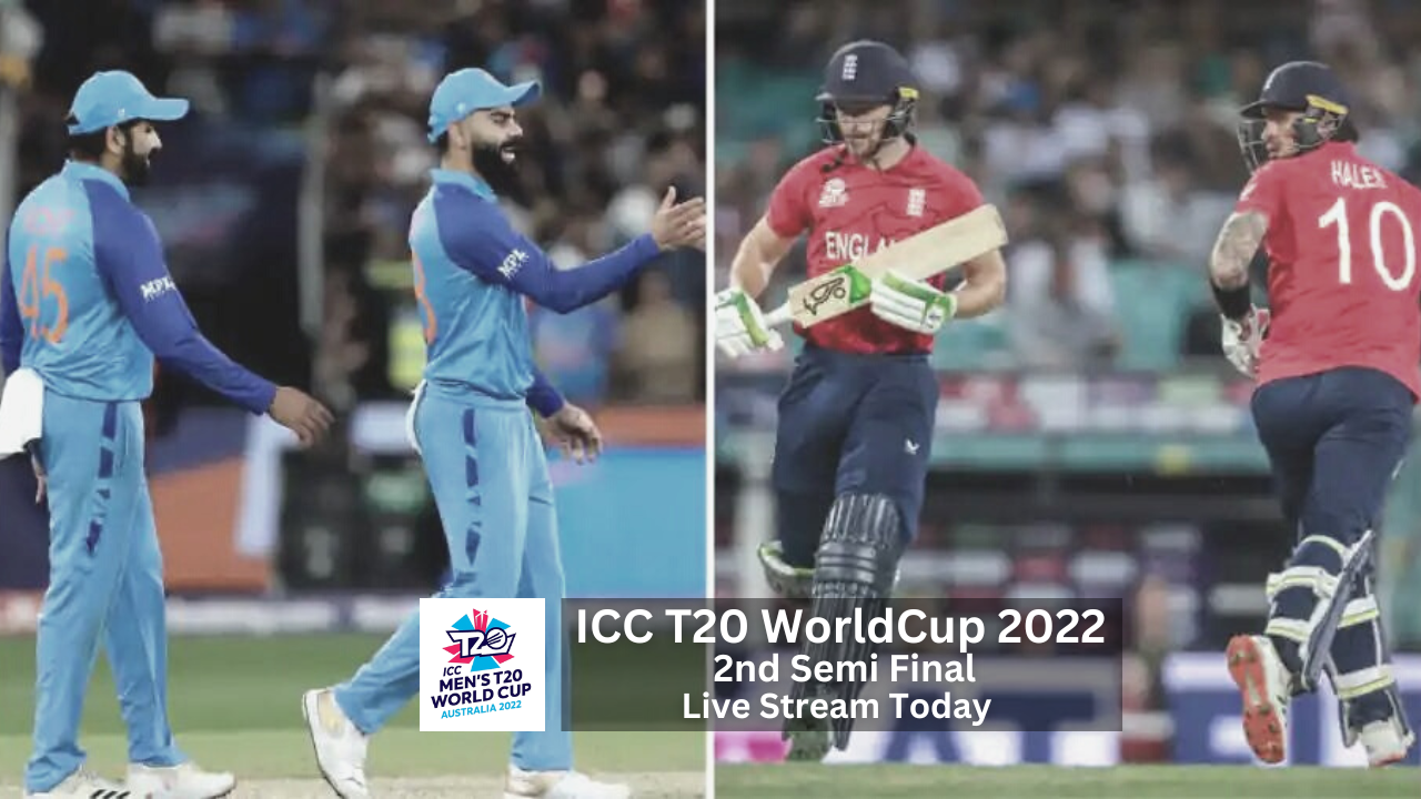 Live India Vs England ICC T20 World Cup 2022 | Live Streaming Today