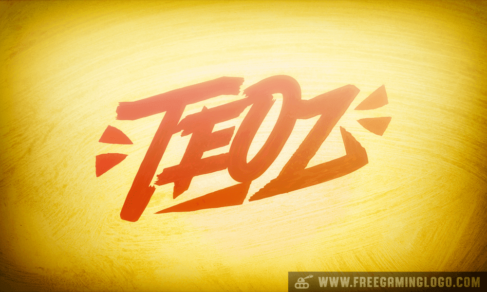 Teoz hand lettering signature design