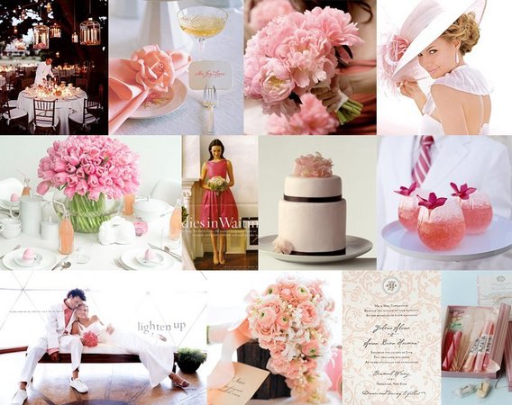 coral wedding theme