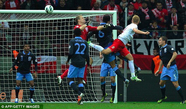 Cuplikan Video Gol Highlights Polandia vs Inggris 1-1