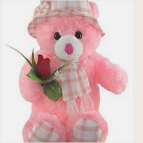 Pink-Cute-Teddy-Bear-with-Rose-Toy-Gift