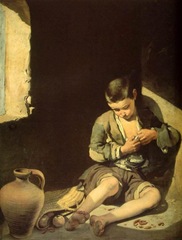 "Joven Mendigo" de Bartolomé Esteban Murillo (Óleo sobre lienzo, 1650)