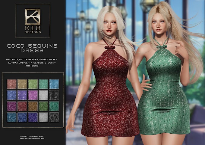 KiB Designs - Coco Sequins Dress @Orsy Event 9th Sept.