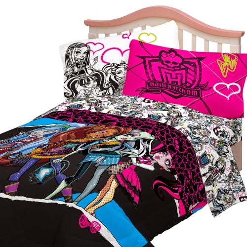 Monster High Queen Size Bedding Set