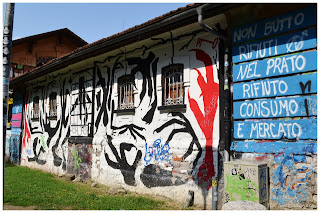 Graffiti w Lugano w Szwajcarii