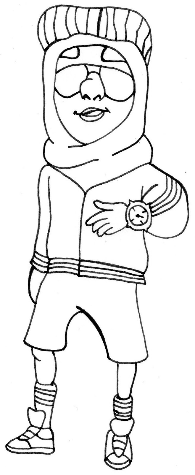 M/subway Surfers Coloring Pages Coloring Pages
