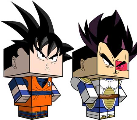 Dragon Ball Z Kai Papercrafts