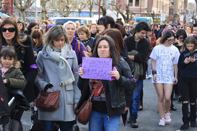 concentración del movimiento feminista por el 8 de marzo