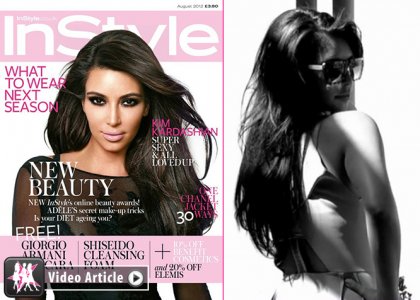 Kim Kardashian Covers InStyle UK August 2012 » Gossip/Kim Kardashian
