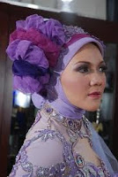 Modifikasi jilbab pengantin