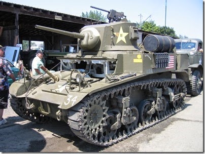 IMG_8255 1942 M3A1 Stuart Light Tank at Antique Powerland in Brooks, Oregon on August 1, 2009