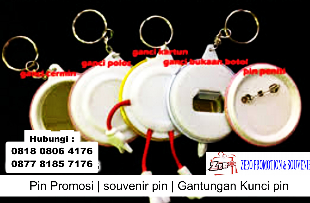 Produksi Pin & Gantungan Kunci pin di tangerang  Barang 