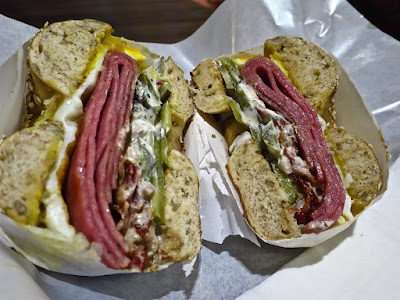 Two Men Bagel House, cow king