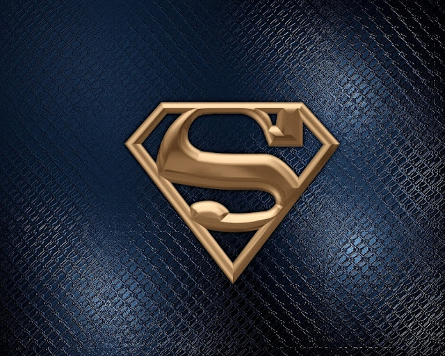 Superman Gold Logo Wallpaper