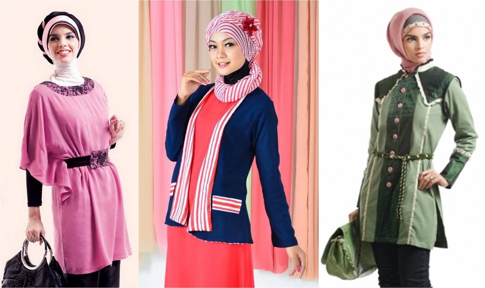 GAMBAR MODEL  BUSANA KERJA MUSLIMAH freewaremini