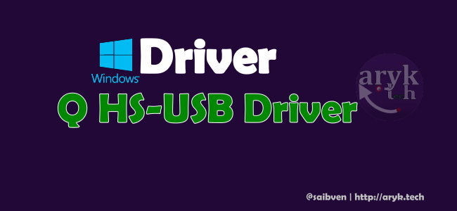 QDLoade Q HS-USB Driver Download