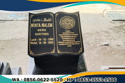 Rekomendasi Makam Marmer Yang Berkualitas Model Uje Dengan Bahan Marmer