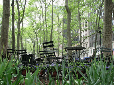 Tables and Chairs Outdoors, New York City - NYC