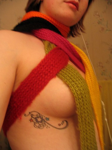 The Best Breast Tattoo Picture