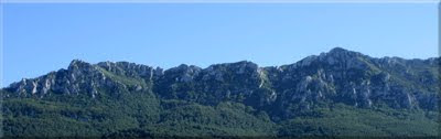 Vistas de la Sierra desde la carretera