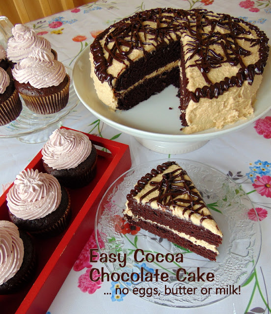 Easy Cocoa Chocolate Cake