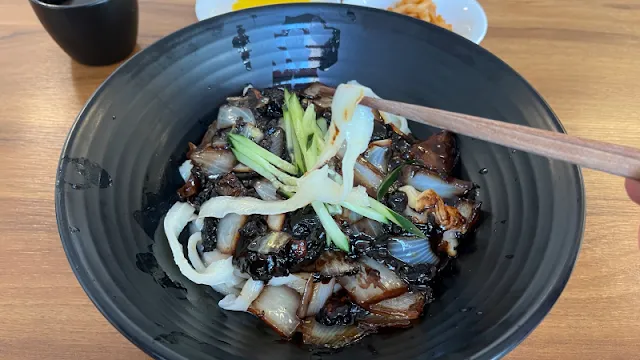 진미도삭면 도삭짜장면