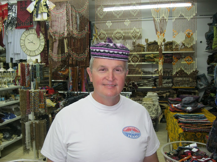 Bruce in visit of the druid village.