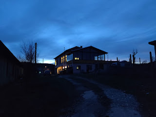 House at night