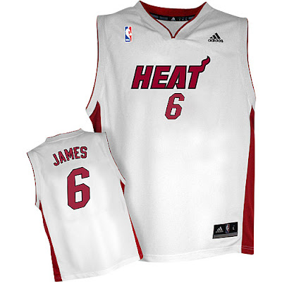 LeBron James #6 Miami Heat Jersey