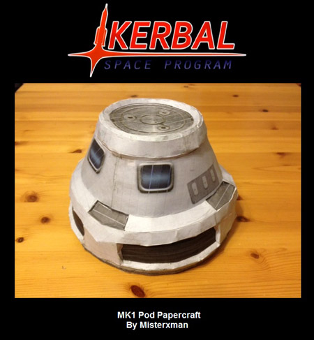 Kerbal Space Program Papercraft MK1 Pod