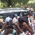 Olu Falae as he returned home today{photo]