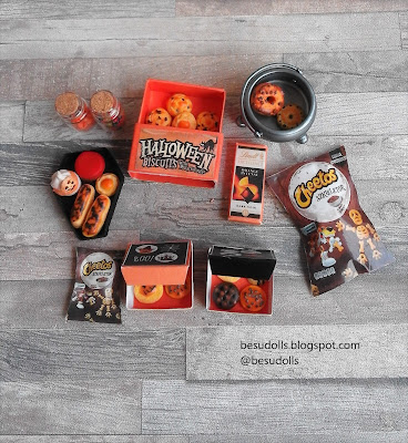 Halloweenowe miniatury/ Diorama and Miniature treats for Halloween