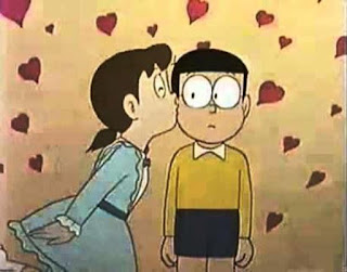 Gambar lucu Nobita dan Shizuka