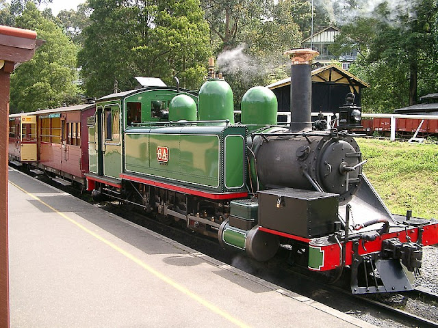 Puffing Billy Railway Built in 1900 located in the beautiful Australia