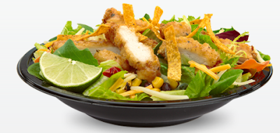 Premium Soutwest Salad with Crispy Chicken