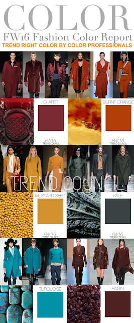 TRENDS // TREND COUNCIL - WOMENS FALL 16 KEY FASHION COLOR REPORT