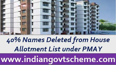 40% Names Deleted from House Allotment