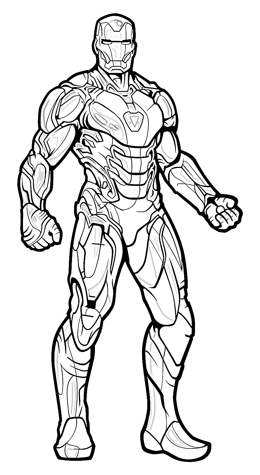 Free Iron Man Coloring Pages