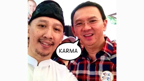 Tengku Zul Wafat, Abu Janda Singgung Karma, Pamer Foto Bareng Ahok: Semoga Dikabulkan Bersama 4900 Bidadari
