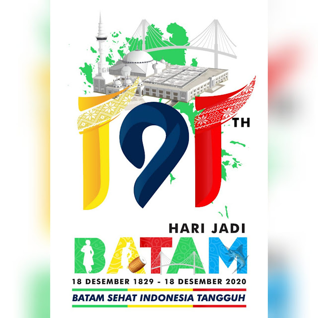 Logo Batam Sehat Indonesia Tangguh Hari Jadi ke 191