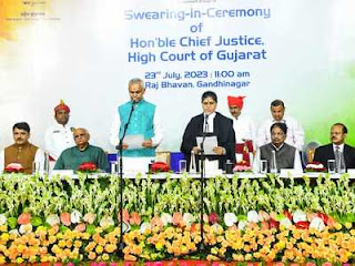 Smt Sunita Agarwal takes oath as the Chief Justice of Gujarat High Court