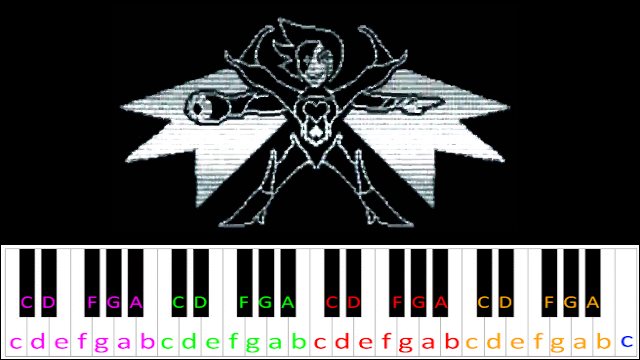 Power of NEO (Undertale) Piano / Keyboard Easy Letter Notes for Beginners